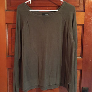 a.n.a Camo Green Light Knit Sweater